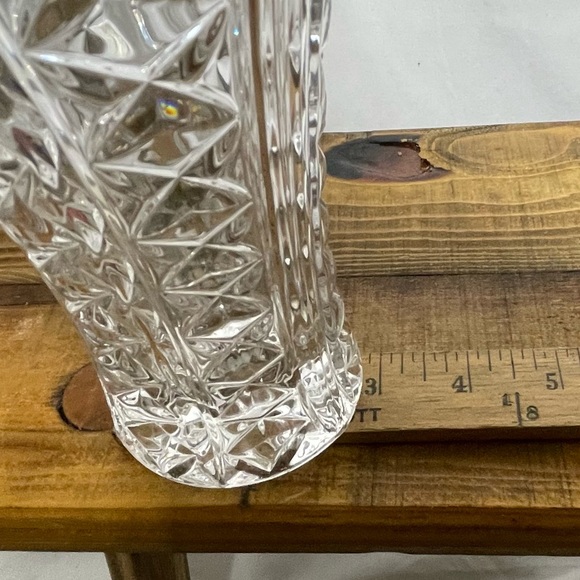 Anna Hutte Bleikristall Lead Crystal Vase Vintage 24% PbO - Picture 3 of 7